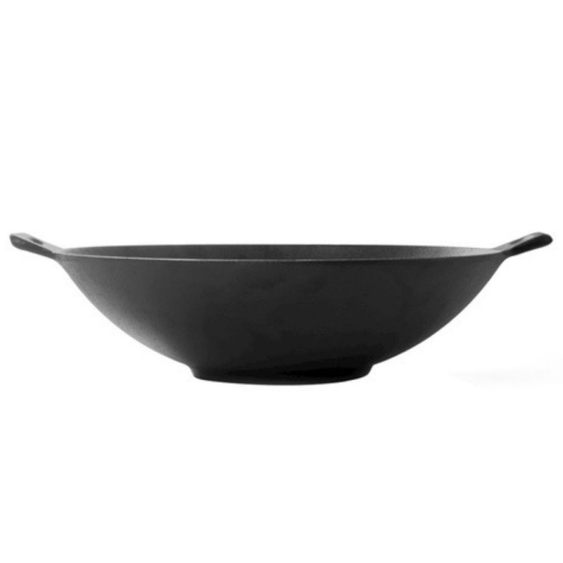 Ketaus wok keptuvė, Ф24 | Plokščia ketaus keptuvė | Ketaus keptuvė |