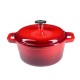 Emaliuotas ketaus puodas, Raudona, Ф24 | Ketaus puodas |  |